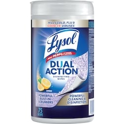 Lysol Dual Action Wipes - Citrus 75 ea, $0.13/1ea