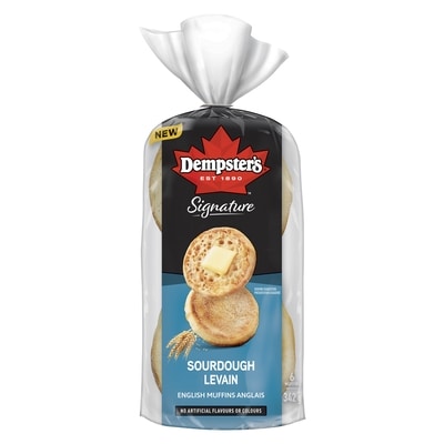 Dempster Signature English Muffins Sourdough 342 g, $1.31/100g