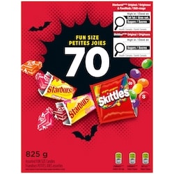 Mars Fruity Halloween Assorted Fun Size Candies, 70 count 825 g, $1.09/100g
