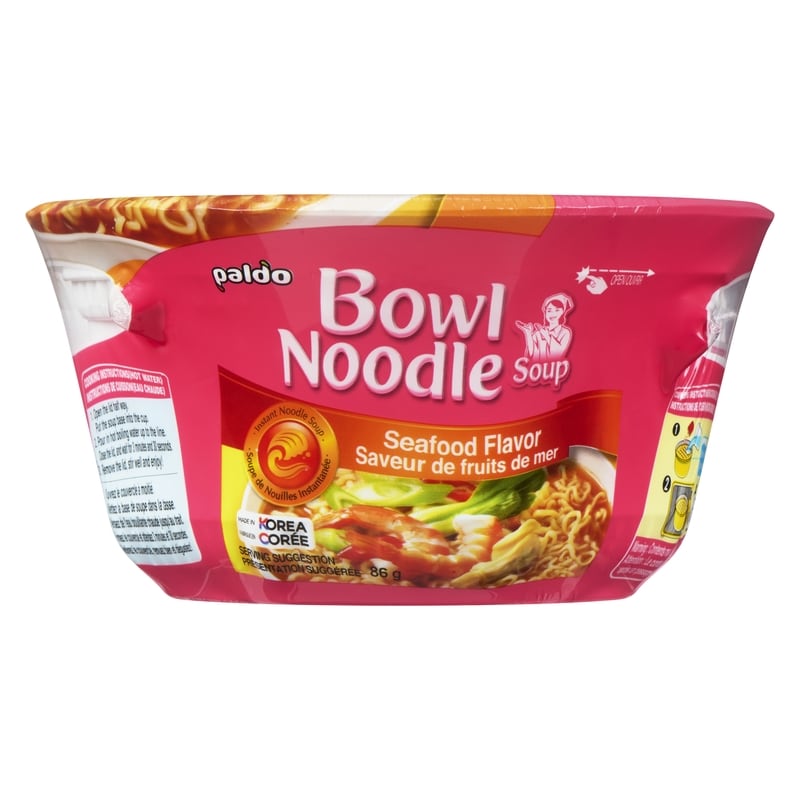 Instant Noodle Soup Seafood Flavor