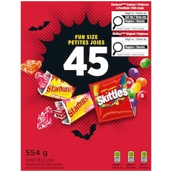 Mars Fruity Halloween Fun Size Candies, 45 count 554 g, $1.98/100g