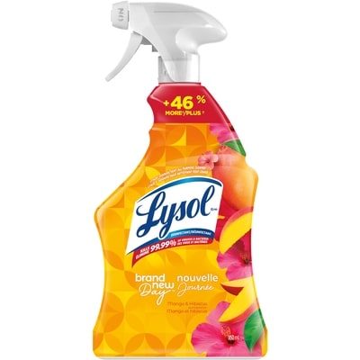 Lysol All Purpose Cleaner Trigger - Brand New Day™ Mango & Hibiscus 950 ml, $0.74/100ml