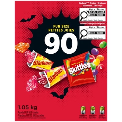 Mars Fruity Halloween Fun Size Candies, 90 count 1050 g, $1.71/100g