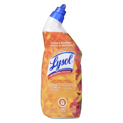 Lysol Disinfectant Toilet Bowl Cleaner Mango & Hibiscus Scent 710 ml, $0.84/100ml