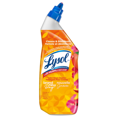 Lysol Disinfectant Toilet Bowl Cleaner Mango & Hibiscus Scent 710 ml, $0.70/100ml