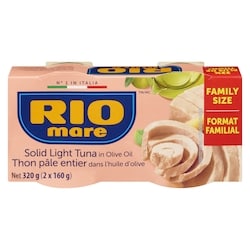 Rio Mare Solid Light Tuna In Olive Oil Family Size 320 g, $2.97/100g