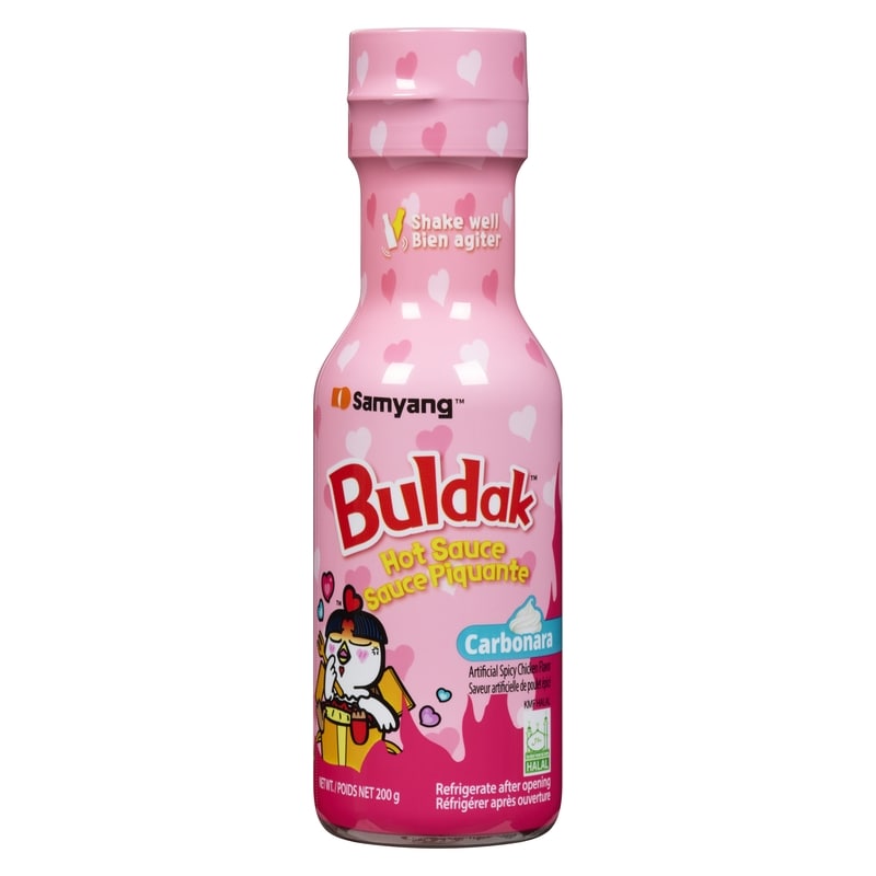 Buldak Hot Sauce Carbonara Artificial Spicy Chicken Flavor