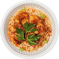 null Honey Garlic Pork with Fried Rice 340 g, $2.35/100g