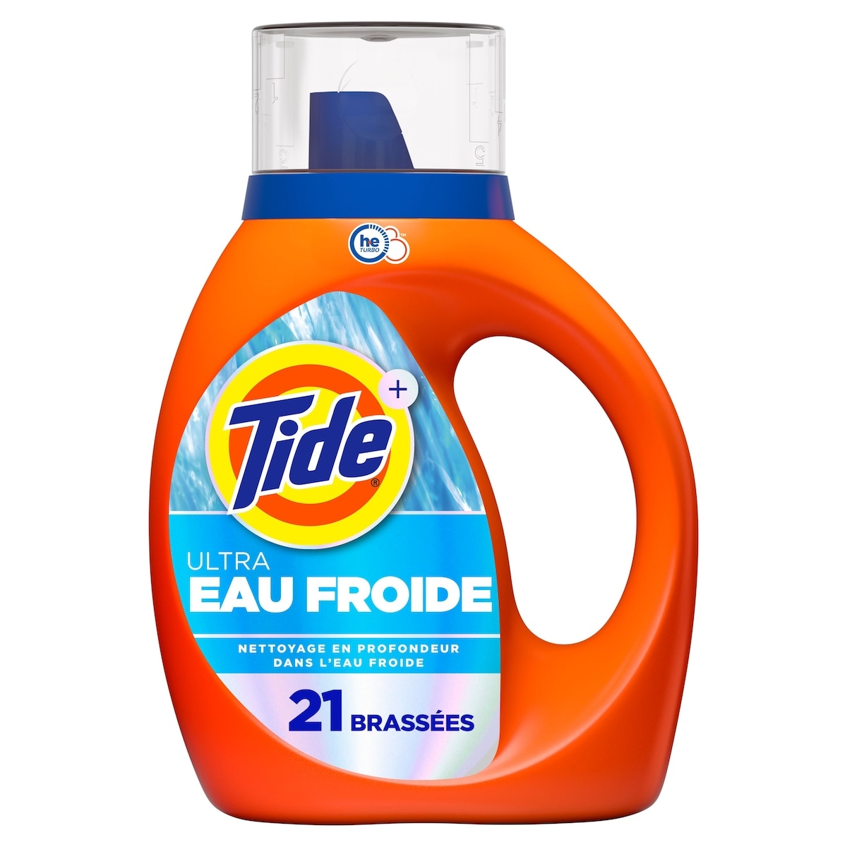 Tide Détergent à lessive liquide Ultra Eau froide, parfum Original, détergent à lessive liquide formulé pour l’eau froide, 887 mL, 21 brassées 887 ml, 0,79 $/100ml
