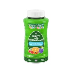 Nature’s Bounty Multiv. Puissant Multi ENFANTS, 1 g de sucre par gélifié 150 ea, 0,15 $/1ch