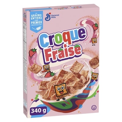 General Mills Nouveau , Croque Fraise 340 g, 1,76 $/100g