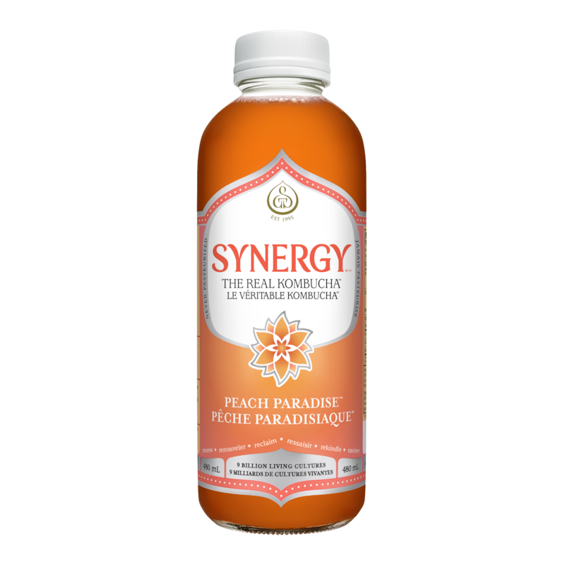 Synergy The Real Kombucha Peach Paradise