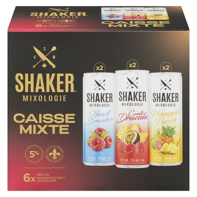 null Boisson de malt alcoolisée caisse mixte (Pièce d’identité requise au moment du ramassage) 6x355.0 ml, 0,70 $/100ml