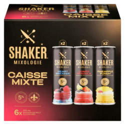 null Boisson de malt alcoolisée caisse mixte (Pièce d’identité requise au moment du ramassage) 6x355.0 ml, 0,66 $/100ml