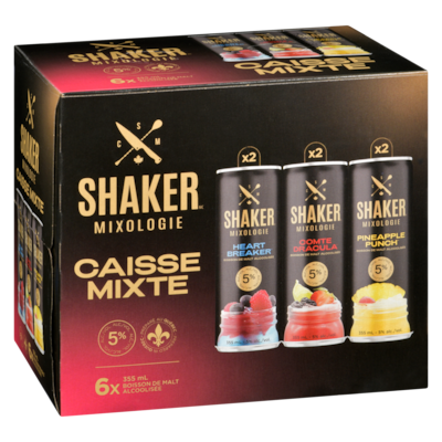 Boisson de malt alcoolisée caisse mixte (Pièce d’identité requise au moment du ramassage)