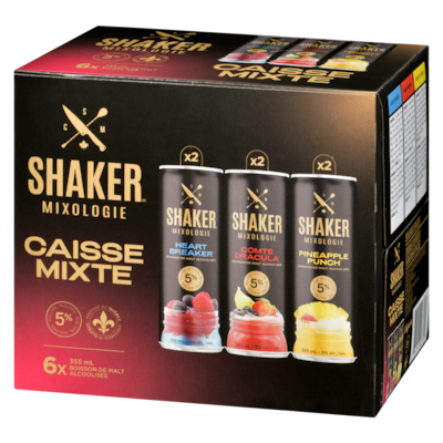 Boisson de malt alcoolisée caisse mixte (Pièce d’identité requise au moment du ramassage)