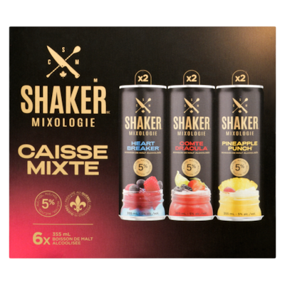 Boisson de malt alcoolisée caisse mixte (Pièce d’identité requise au moment du ramassage)