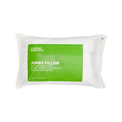 Everyday Essentials Jumbo Pillow Standard / Queen 51 Cm X 71 Cm 1 ea, $6.00/1ea