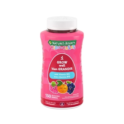 Nature's Bounty KIDS Daily Grow Well With Vitamin B12 150 ea, $0.15/1ea