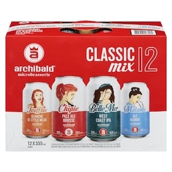 Archibald Classic Mix 12 (ID required at pick-up) 12x355.0 ml, $0.54/100ml