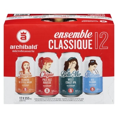 Archibald Ensemble classique 12 (Pièce d’identité requise au moment du ramassage) 12x355.0 ml, 0,40 $/100ml