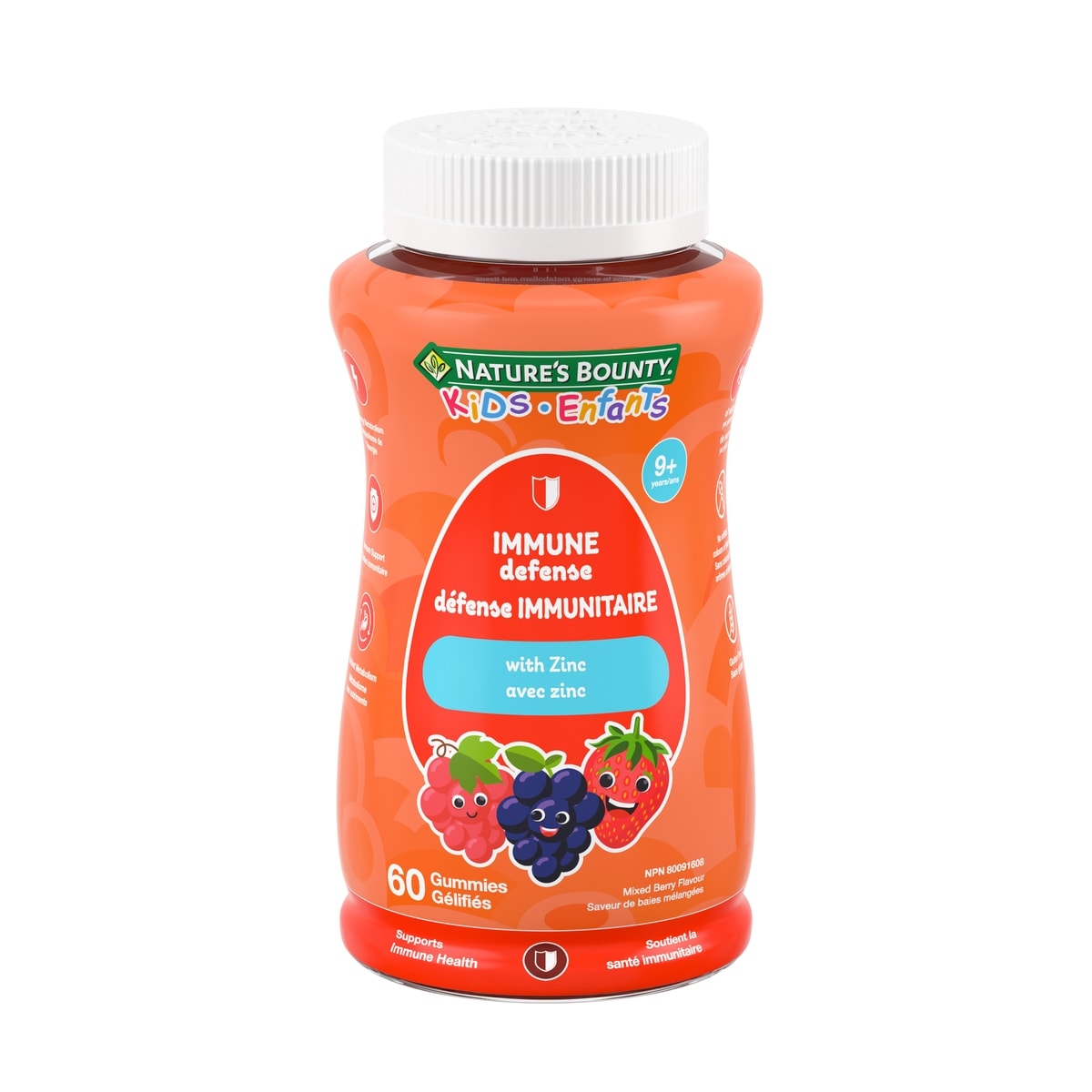 Nature's Bounty KIDS Immune Defense With Zinc 60 ea, $0.27/1ea
