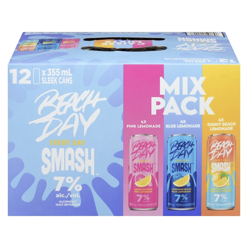 Beach Day Every Day Smash Alcoholic Malt Beverage Mix Pack (ID