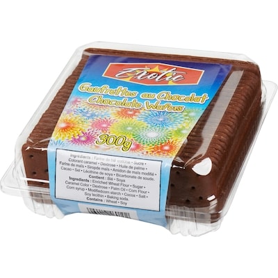Gaufrettes au chocolat