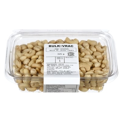 Johnvince Foods Raw Cashews 325 g, $3.69/100g