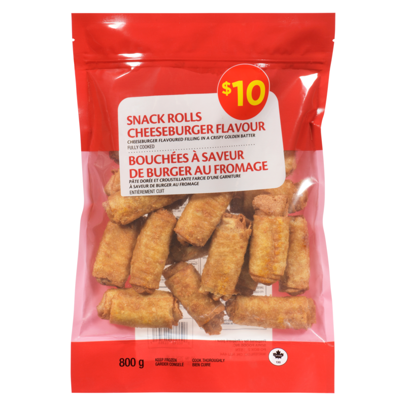 Snack Rolls Cheeseburger Flavour