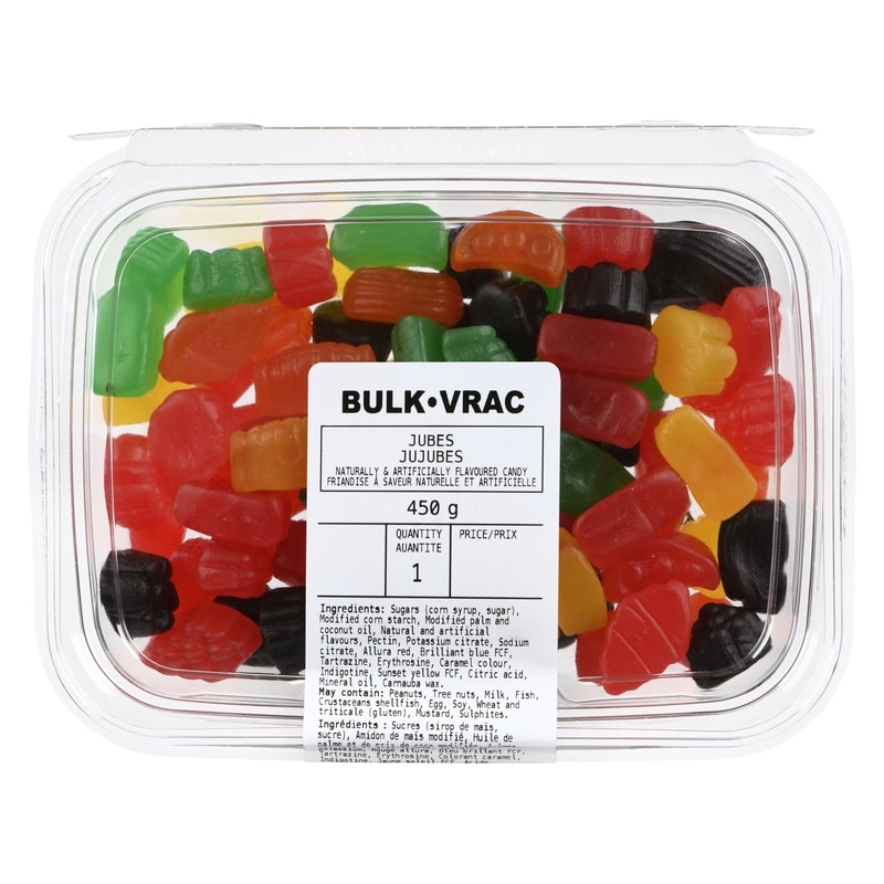 Naturally & Artificially Flavoured Candy Jubes