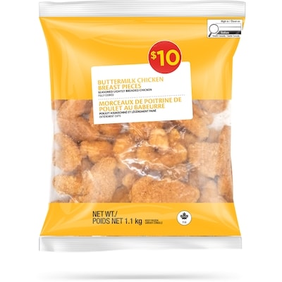 null Buttermilk Chicken Breast Pieces 1.1 kg, $0.91/100g