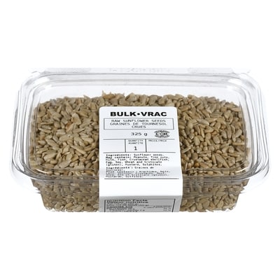 Johnvince Foods Graines de tournesol crues 325 g, 1,54 $/100g