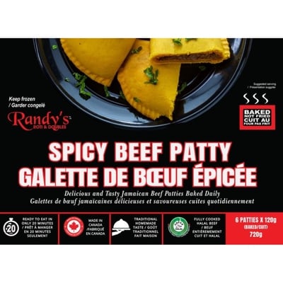  Galette de bœuf épicée 708 g, 1,27 $/100g