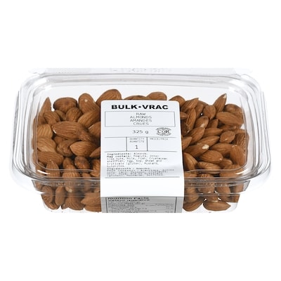 Johnvince Foods Amandes crues 325 g, 2,77 $/100g