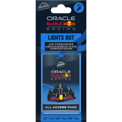 Armor All Podium Series™ Hanging Car Air Freshener Developed With Oracle Red Bull Racing, All Access Pass, Lights Out™ Scent. 1 ea, $7.49/1ea