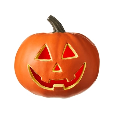 null Décoration de citrouille en plastique – orangé 1 ea, 12,00 $/1ch