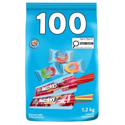 Hershey's 100Ct Assorted Peanut Free Candy 1.2 kg, $1.67/100g
