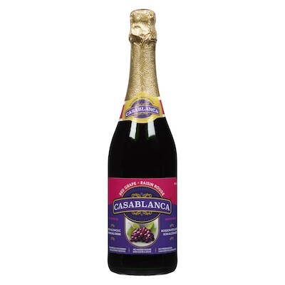 Casablanca Non-Alcoholic Sparkling Drink Red Grape 750 ml, $0.53/100ml