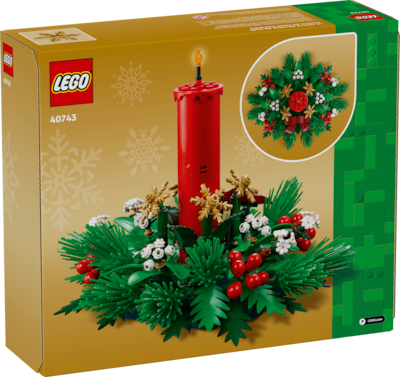 Le centre de table de Noël Décoration 40743