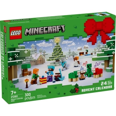 LEGO Minecraft Advent Calendar 2025 Kids Toy 21280 1 ea, $69.99/1ea