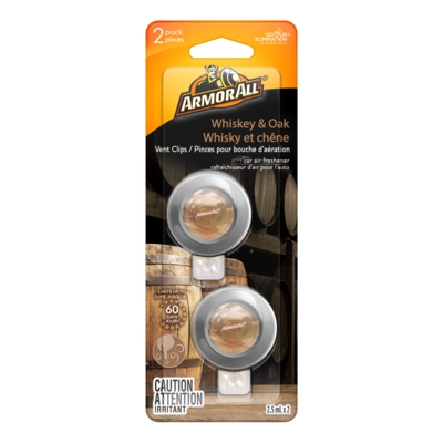 Armor All FRESH fx Car Air Freshener Vent Clip – Whiskey & Oak Scent 1 ea, $6.79/1ea