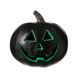null Plastic Pumpkin Decoration - Black 1 ea, $10.00/1ea