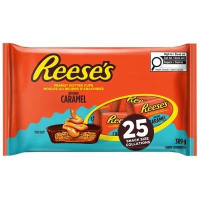 Reese's Peanut Butter Cups With Caramel Snack Size 389 g, $2.57/100g