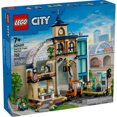 LEGO City Central Train Station Building Toy 60469 1 ea, $120.00/1ea