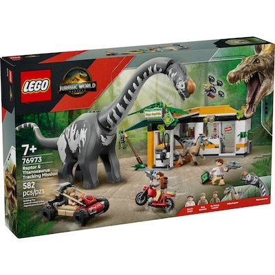LEGO Jurassic World Raptor & Titanosaurus Tracking Mission 76973 1 ea, $104.00/1ea
