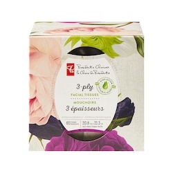 le Choix du Président Mouchoirs 3 épaisseurs avec lotion à l’aloès 60 ea, 0,04 $/1ch