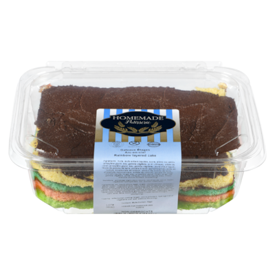 HOMEMADE PATISSERIE Gateaux étages arc-en-ciel 450 g, 3,22 $/100g