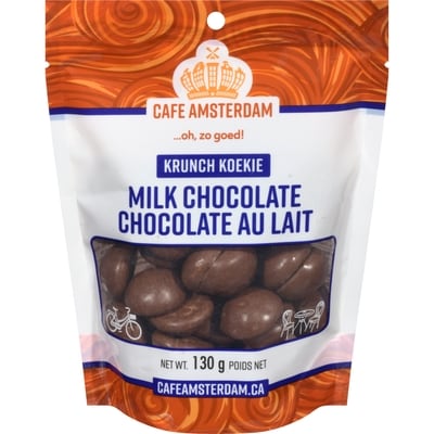Cafe Amsterdam Milk Chocolate 130 g, $4.99/100g