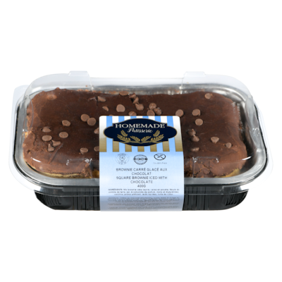 HOMEMADE PATISSERIE Brownie carré glacé aux chocolat 400 g, 3,62 $/100g